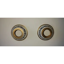 Antik csaptelephez porcelán festett takaró rózsa