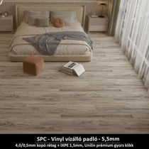 Ezüst Kőris Prémium SPC - Vinyl Laminát Ezüst Kőris Prémium SPC - Vinyl Laminát