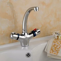 Króm termosztátos mosdó csaptelep