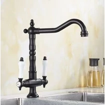 Dark Két karos fekete Mosogató - Mosdó csaptelep