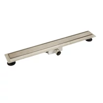 Zuhanyfolyóka burkolható 70 cm rozsdamentes ráccsal  kompletten 70x7cm-es méret