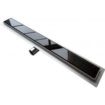 Zuhanyfolyóka fekete üveggel  kompletten 60x7cm-es méreteben 67mm-es magas AKÁR INGYEN POSTÁVAl! Zuhanyfolyóka fekete üveggel  kompletten 60x7cm-es méreteben 67mm-es magas AKÁR INGYEN POSTÁVAl!