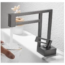 Fekete Gun mosdó csaptelep - egykaros Fekete Gun mosdó csaptelep - egykaros