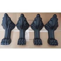 Matt fekete színű 4 db