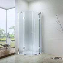 80x80-as zsanéros zuhanykabin 6mm-es nano vízlepergető üveggel zuhanytálca nélkül