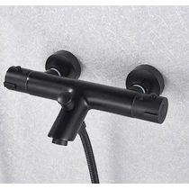 Termosztatikus Fekete kád csaptelep