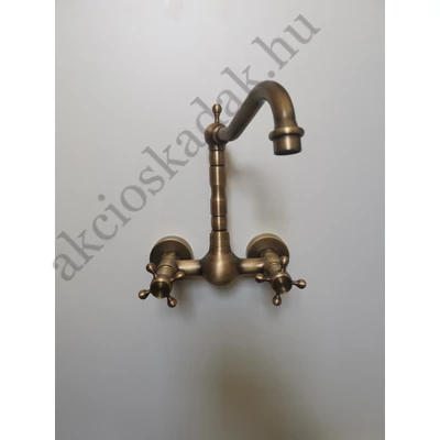 Vintage bronz fali mosogató