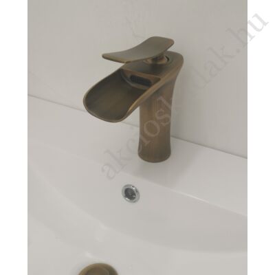 Vintage oxford vízeséses antik bronz mosdó csaptelep 