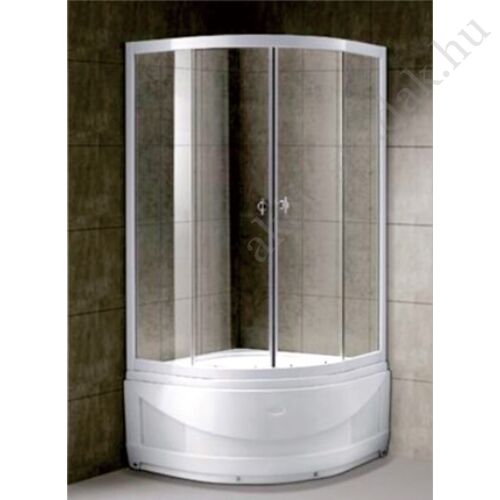Szonja Magas zuhanytálcás Zuhanykabin 90x90cm íves tálcával