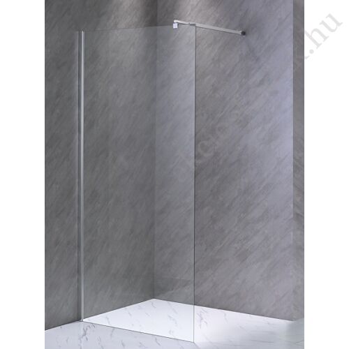 Zuhanyfal 100cm átlátszó 8mm biztonsági üveggel vízlepergető réteggel